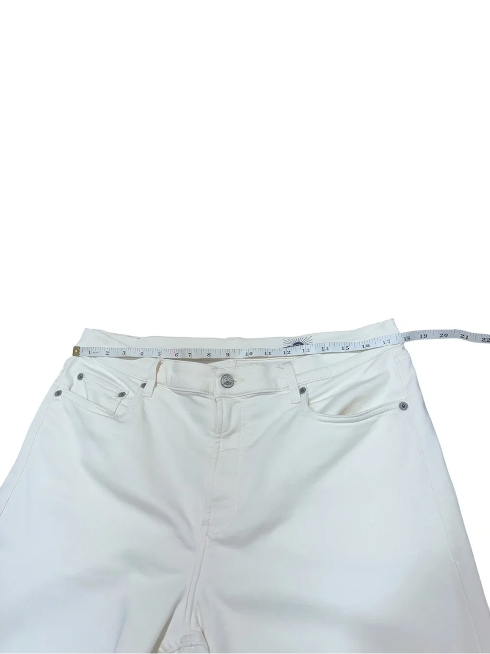 Faherty Stretch Terry Off White Jeans Pants Mens 36x32 Regenerative Cotton Pants